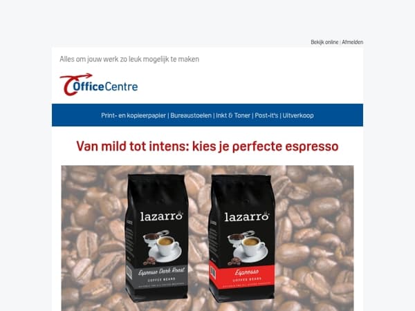 Start je dag met de perfecte espresso: Medium & Dark Roast