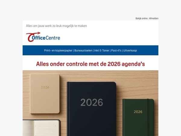 Jouw 2026 agenda staat klaar 📅
