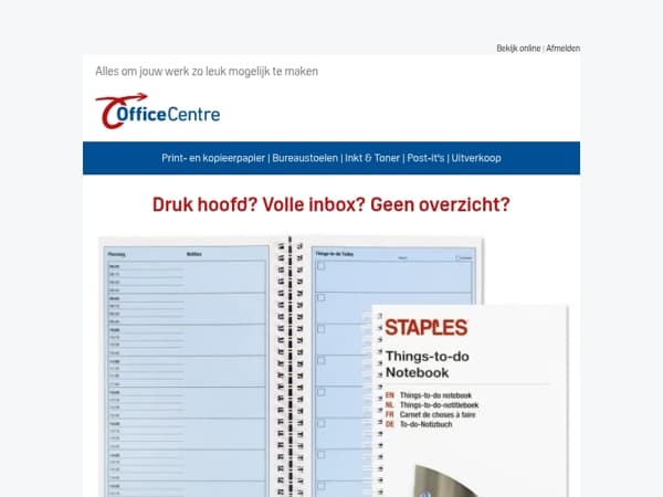 Stop met uitstellen – start met plannen!