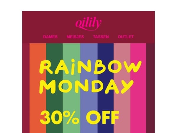 🌈 LAST CALL: Nog een paar uur 30% korting 🌈