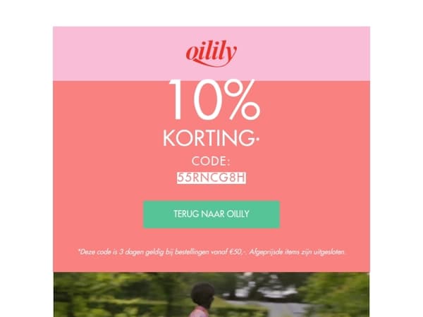 10% korting voor jou
