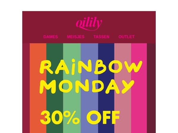 Het is RAINBOW MONDAY 🌈