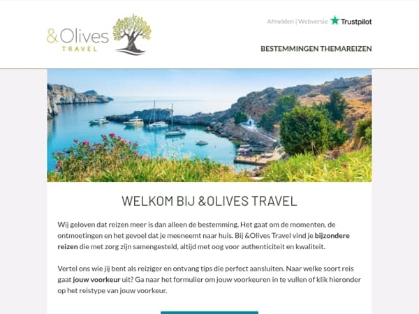 Welkom bij &Olives Travel