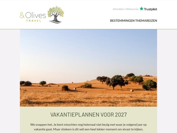 Vakantieplannen voor 2027? Goed idee!