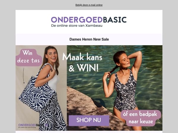 LAATSTE KANS: Win een strandtas of een badpak voor Moederdag!