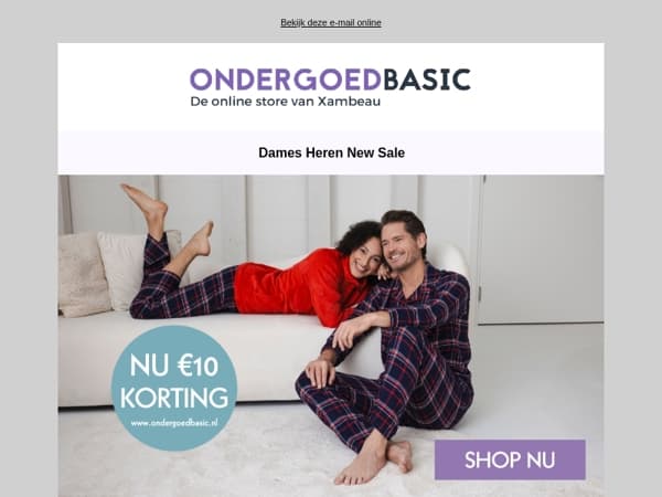 Reminder: alleen dit weekend shop je nacht en loungewear met korting!