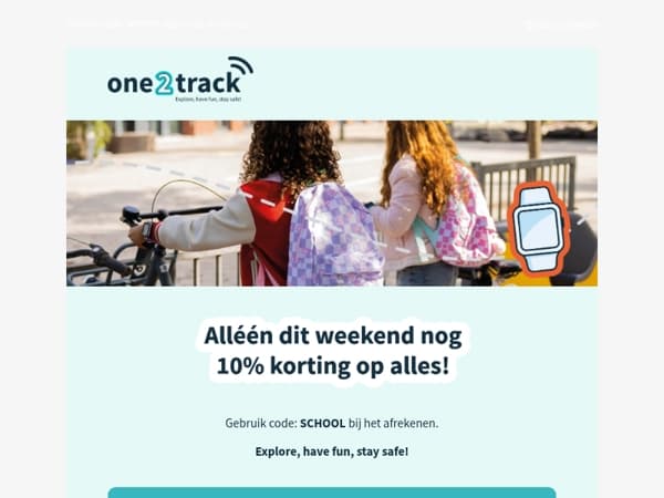 Alléén dit weekend nog 10% korting op alle GPS-horloges! 👉