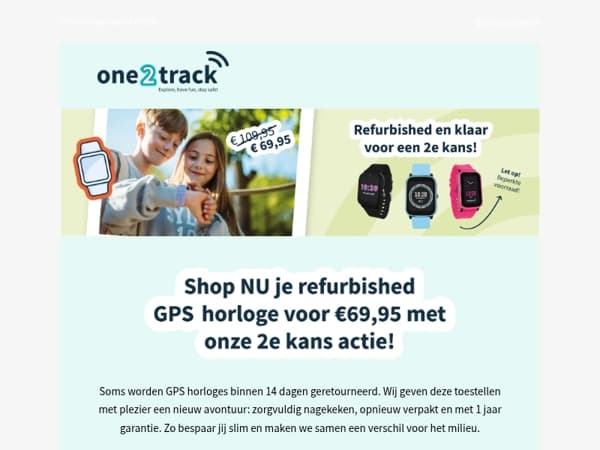 2e kans actie is nu live! Wees er snel bij voor het te laat is.🚀