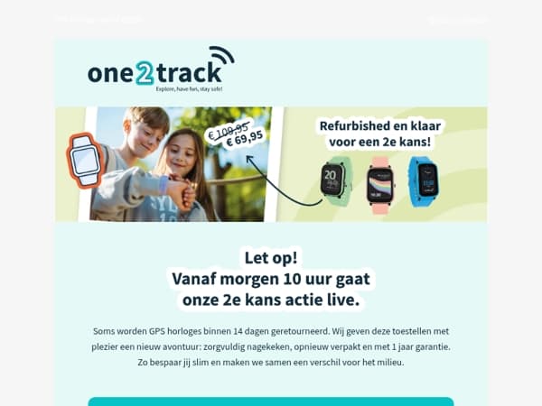 Let op! Ze zijn er weer. Vanaf morgen 10 uur gaat onze 2e kans actie live!⏰