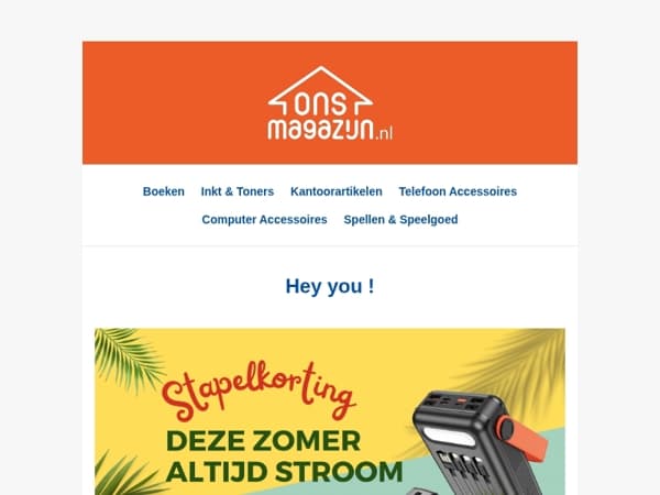 Nooit meer zonder stroom met 25% korting op powerbanks ⚡