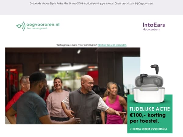 Meer rust in geluid, meer focus op spraak