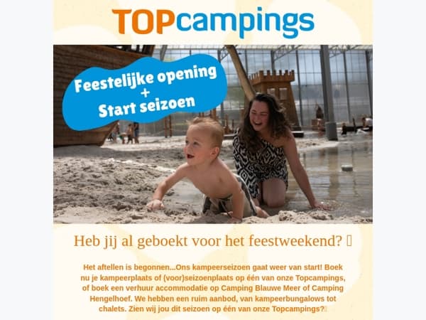 Heb jij al geboekt voor het feestweekend🎉