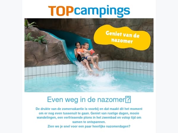 Even weg in de nazomer😎