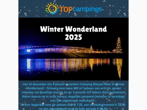 20% vroegboekkorting 🥳