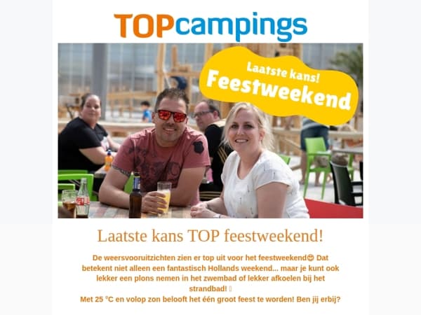 Laatste kans feestweekend!🎉