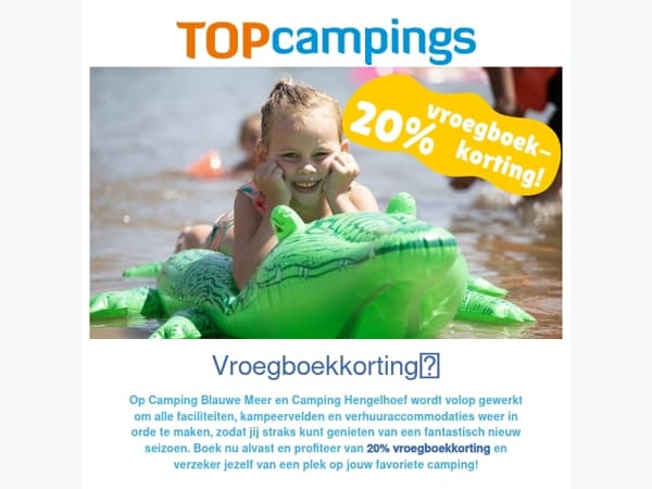 Profiteer van 20% korting!🎉