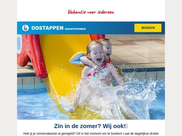 Boek alvast jouw zomervakantie☀️