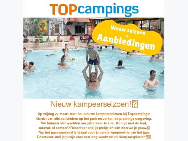 Start nieuw kampeerseizoen😍