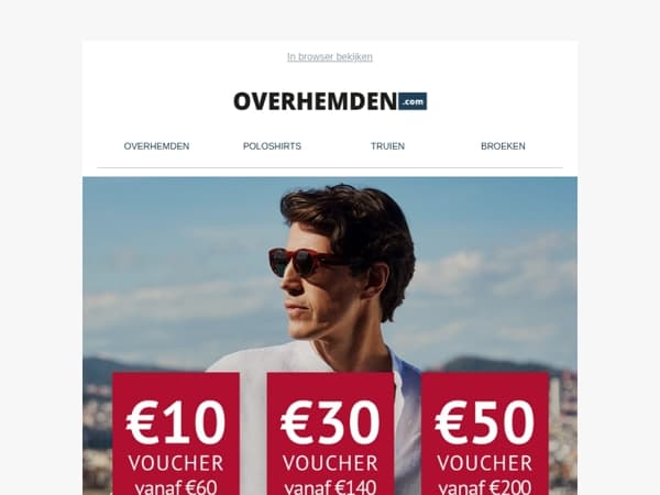 Zomerkortingen ☀️ ontvang een voucher tot wel € 50