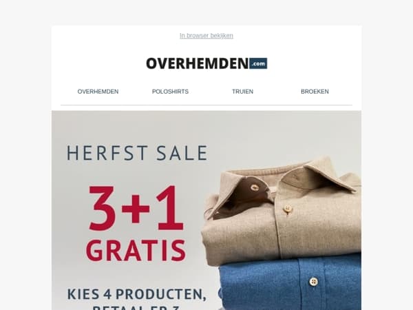 Laatste kans: Kies 4 artikelen, betaal er maar 3