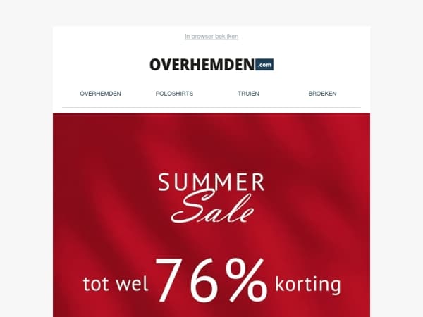 Laatste kans: magazijnopruiming met kortingen tot wel 76%