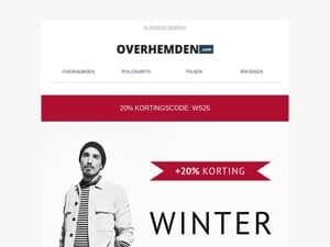 Winter SALE 🔥 met 20% extra korting op ruim 5.900 afgeprijsde artikelen