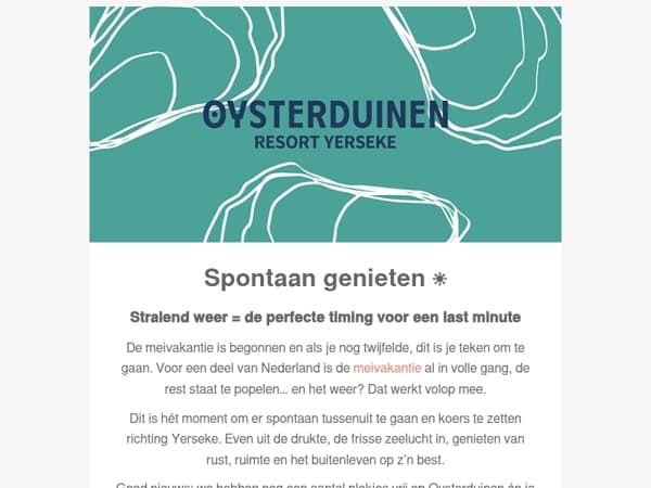 Zon én 20% korting: jouw meivakantiedeal staat klaar! ☀️