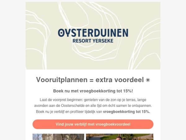 Vooruitplannen: nu met vroegboekkorting! 💰