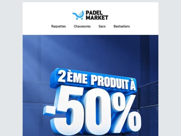 🔥 -50 % sur le 2e article: choisissez vos favoris