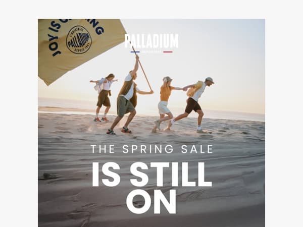 Spring Sale: Only few sizes left!