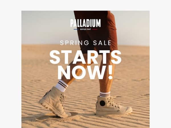 The Spring Sale starts now!