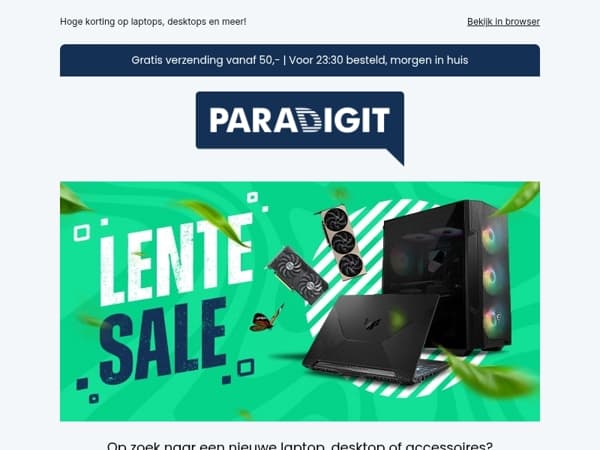 Klaar voor het voorjaar? Bekijk onze laatste lentedeals!