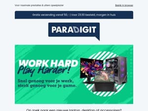 Work Hard, Play Harder - Beste Deals