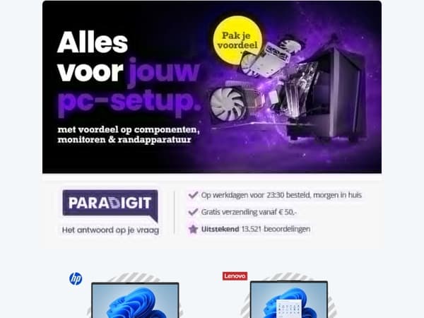 Alles voor jouw studie, werk en gaming setup