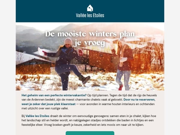 De mooiste winters plan je vroeg.
