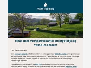 🌸 Maak deze voorjaarsvakantie onvergetelijk bij Vallée les Etoiles!