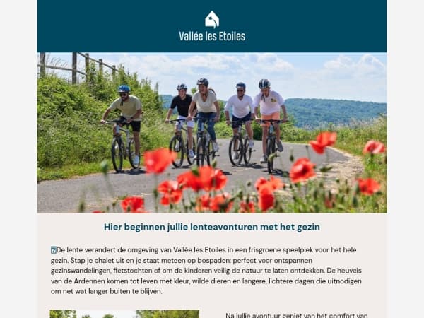 Hier beginnen jullie lenteavonturen met het gezin