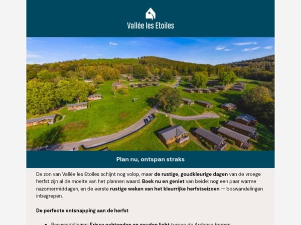 De rustigste weken bij Vallée les Étoiles