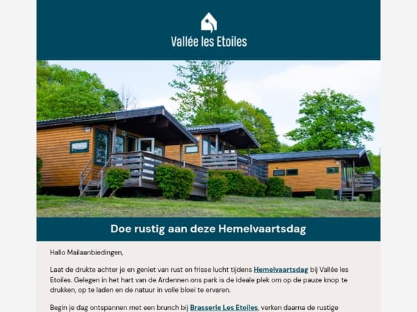 ☀️Doe rustig aan deze Hemelvaartsdag.