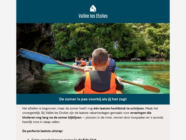 Één laatste avontuur voordat de zomer vervaagt 🎒