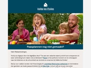 Paasplannen nog niet gemaakt?