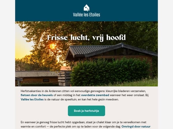 Frisse lucht, vrij hoofd.