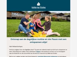 🐰 Toe aan een stressvrij Pasen? Ontsnap naar Vallée les Etoiles!