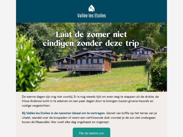 Laat de zomer niet eindigen zonder deze trip.