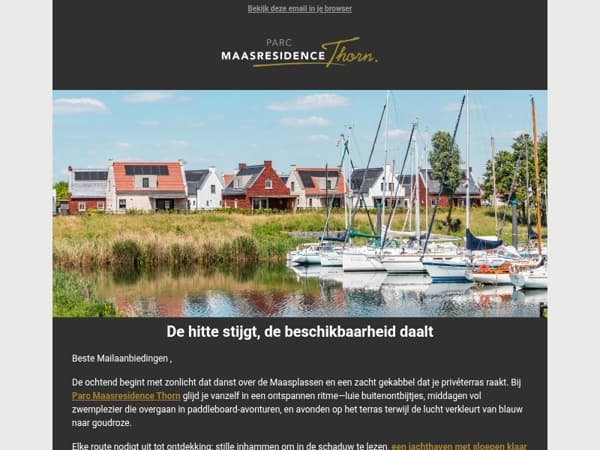 De hitte stijgt, de beschikbaarheid daalt.