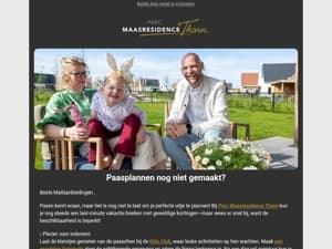 Paasplannen nog niet gemaakt?
