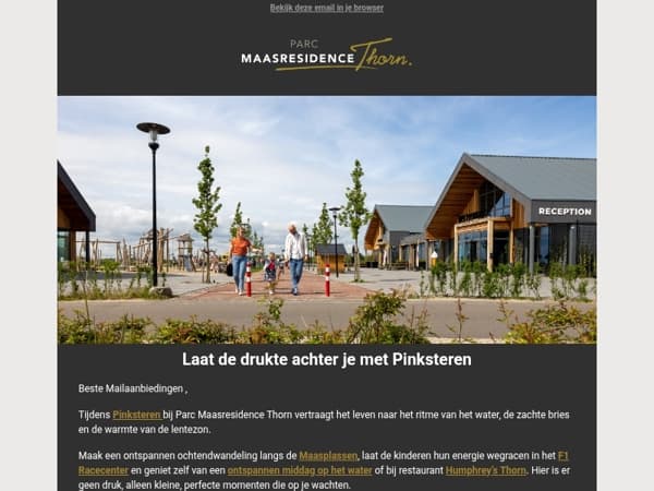 Laat de drukte achter je met Pinksteren