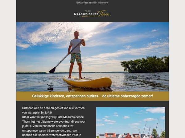 Klaar voor de ultieme vakantie aan het water? 🏖️ Boek nu jouw zomervilla bij MRT!