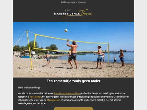Een zomeruitje zoals geen ander.