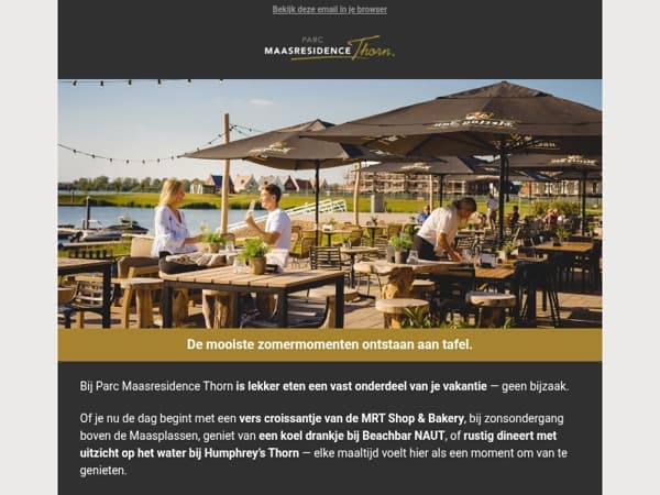 Zon, lekker eten en zomerse sfeer: genieten op z’n best bij MRT 🍽️